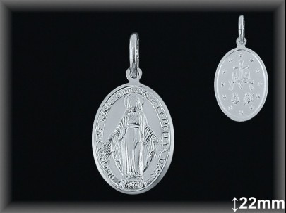 Medallas Plata al por mayor ref 33L601D22. Mayoristas Plata al por Mayor