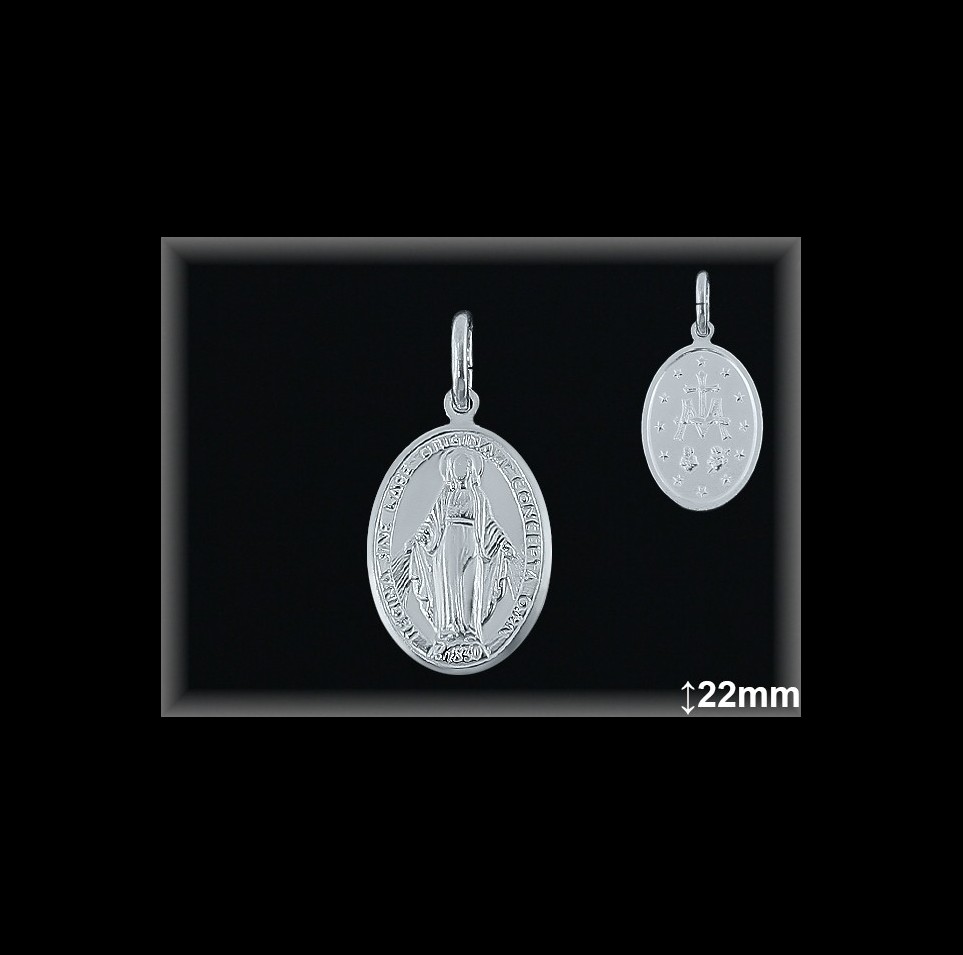 Medallas Plata al por mayor ref 33L601D22. Mayoristas Plata al por Mayor