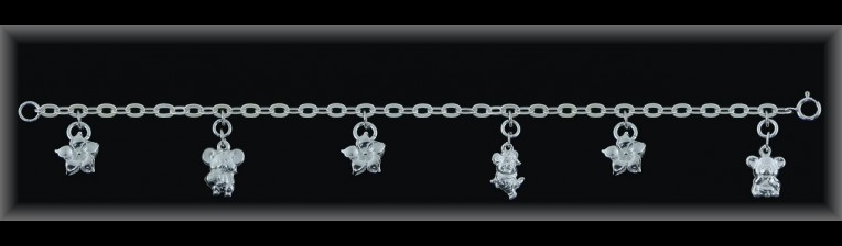 Pulseras Plata al por mayor ref 9115. Mayoristas Plata al por Mayor