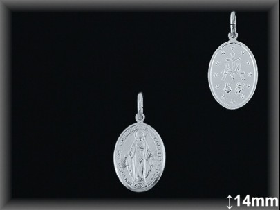 Medallas Plata al por mayor ref 33L601D14. Mayoristas Plata al por Mayor