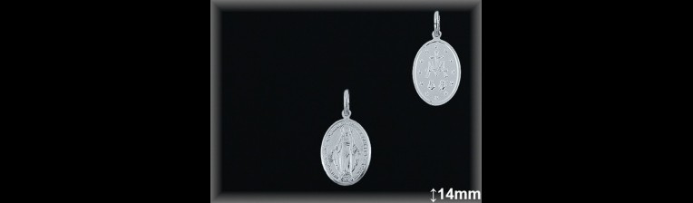 Medallas Plata al por mayor ref 33L601D14. Mayoristas Plata al por Mayor