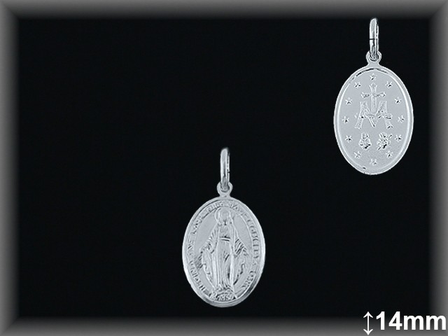 Medallas Plata al por mayor ref 33L601D14. Mayoristas Plata al por Mayor
