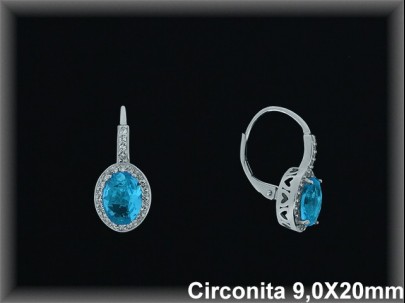 Pendientes Plata al por mayor ref Z8626G Mayoristas Plata al por Mayor