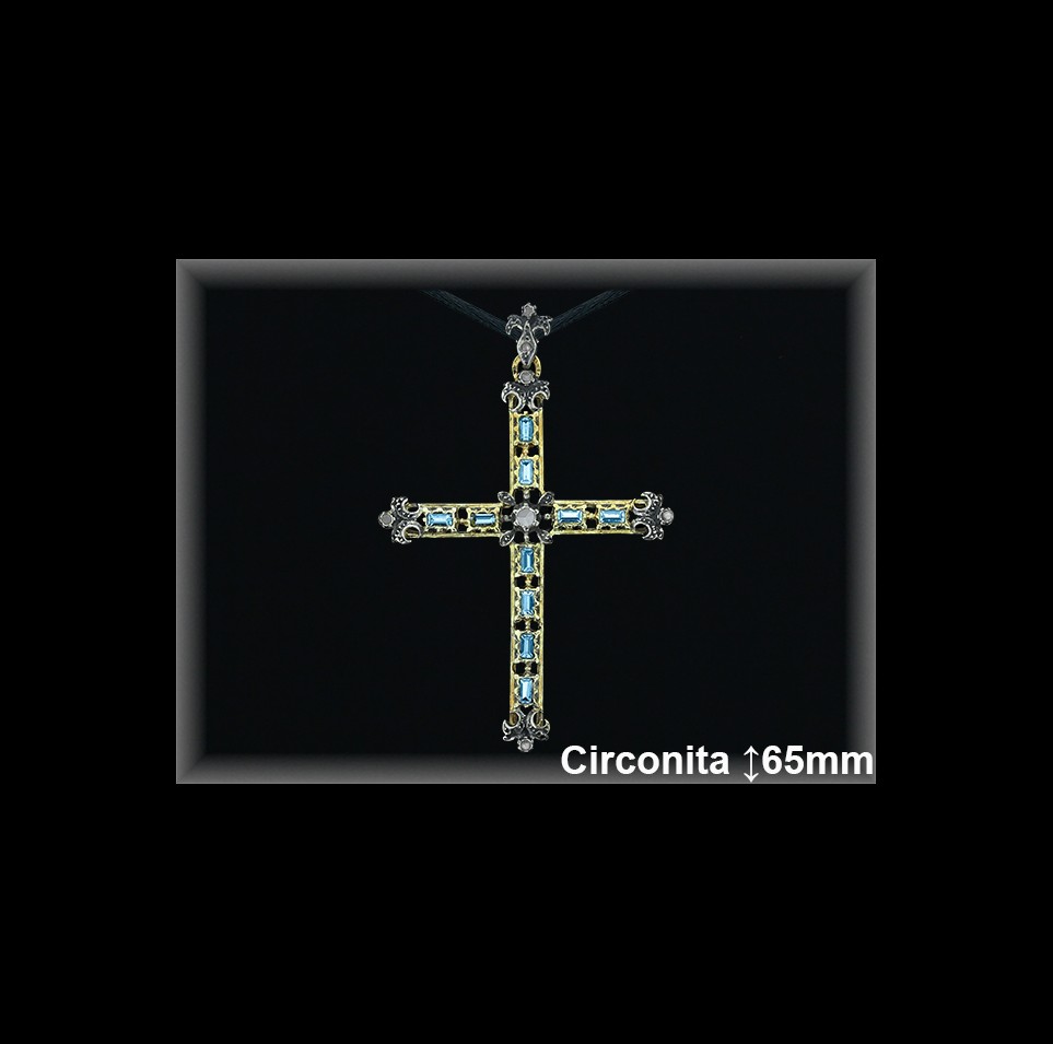Cruces Plata al por mayor ref 4Q002CG. Mayoristas Plata al por Mayor