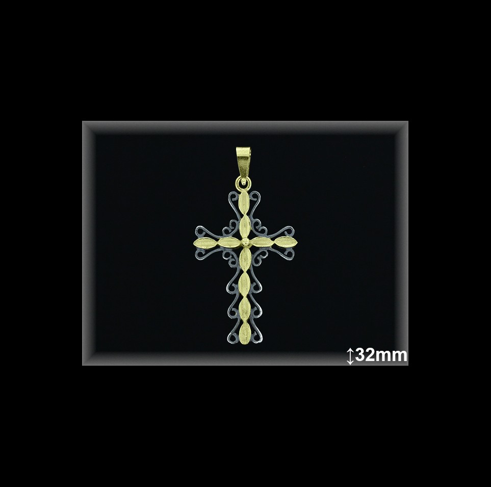 Cruces Plata al por mayor ref 4Q017BI. Mayoristas Plata al por Mayor