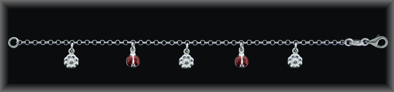 Pulseras Plata al por mayor ref 9E004FL. Mayoristas Plata al por Mayor