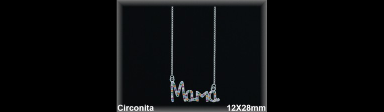 Collares Plata al por mayor ref 7Z222TW. Mayoristas Plata al por Mayor
