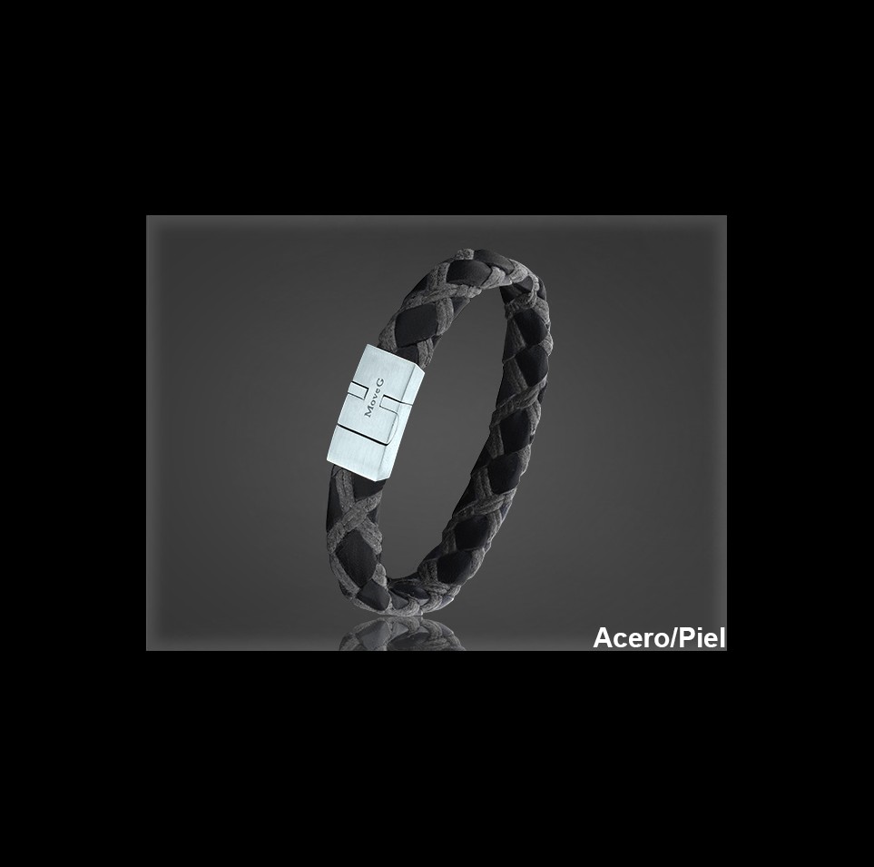 Pulsera Cuero al por Mayor Hombre ref 99331N. Mayoristas Pulsera Piel