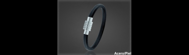 Pulsera Cuero al por Mayor Hombre ref 99128NN. Mayoristas Pulsera Piel