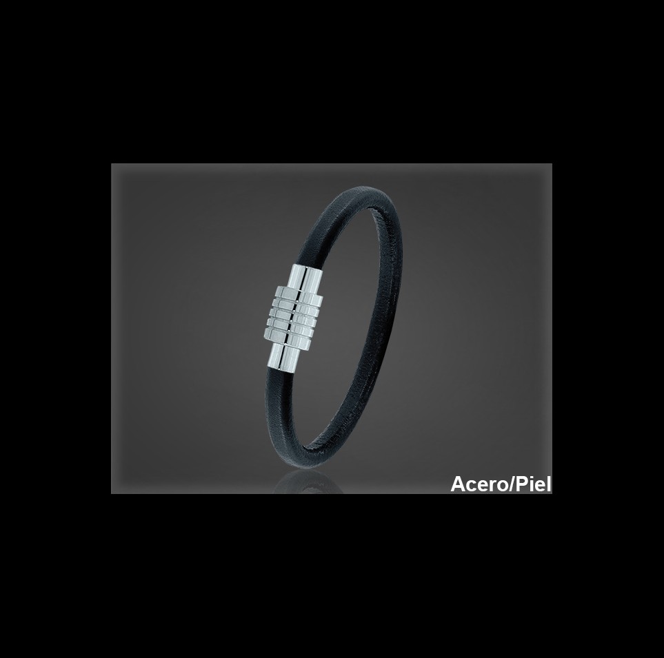 Pulsera Cuero al por Mayor Hombre ref 99128NN. Mayoristas Pulsera Piel