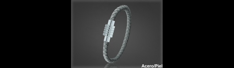 Pulsera Cuero al por Mayor Hombre ref 99127G. Mayoristas Pulsera Piel