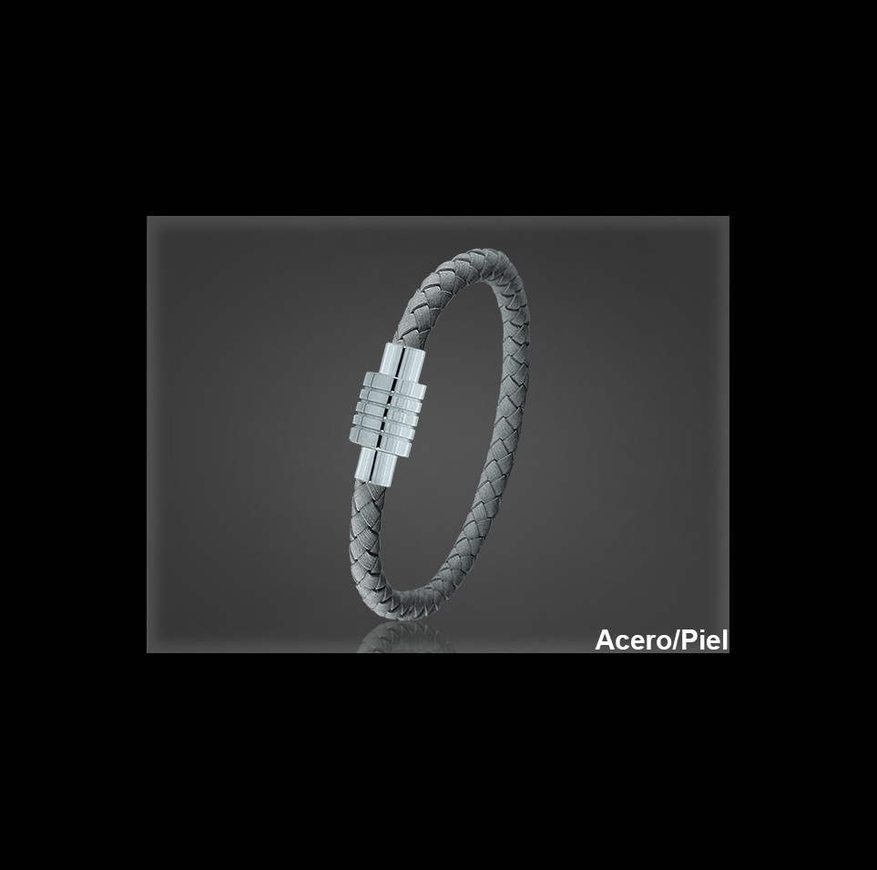 Pulsera Cuero al por Mayor Hombre ref 99127G. Mayoristas Pulsera Piel