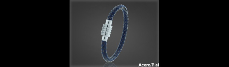 Pulsera Cuero al por Mayor Hombre ref 99127A. Mayoristas Pulsera Piel