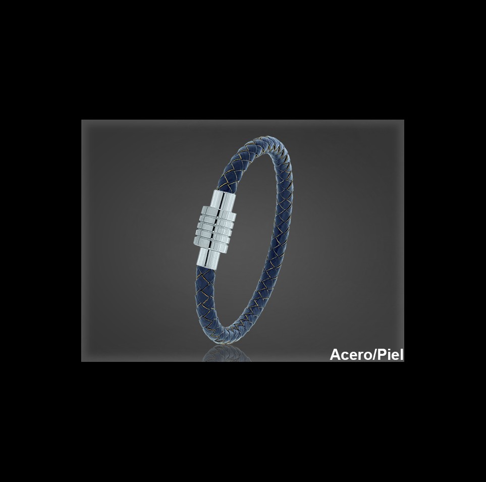 Pulsera Cuero al por Mayor Hombre ref 99127A. Mayoristas Pulsera Piel