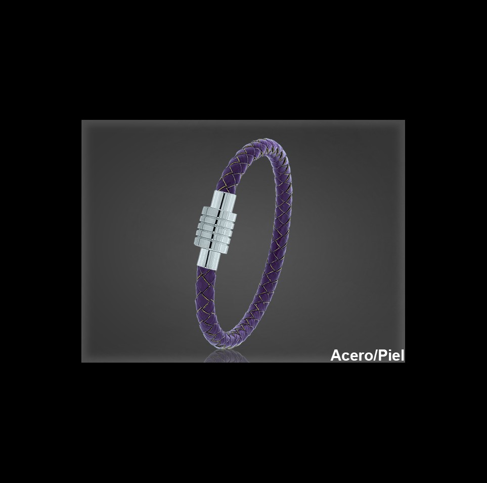 Pulsera Cuero al por Mayor Hombre ref 99127V. Mayoristas Pulsera Piel