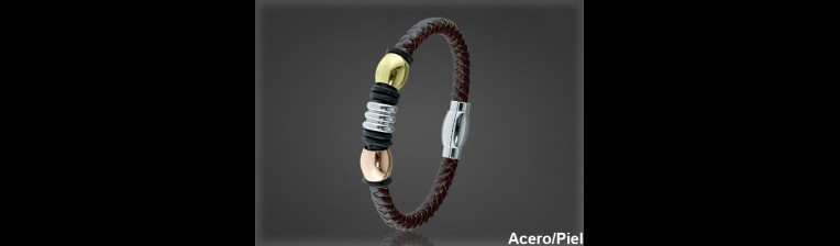Pulsera Cuero al por Mayor Hombre ref 99121M. Mayoristas Pulsera Piel