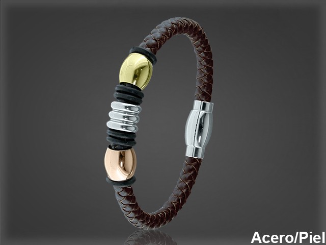 Pulsera Cuero al por Mayor Hombre ref 99121M. Mayoristas Pulsera Piel Pulsera Cuero al por Mayor Hombre ref 99121M. Mayoristas Pulsera Piel