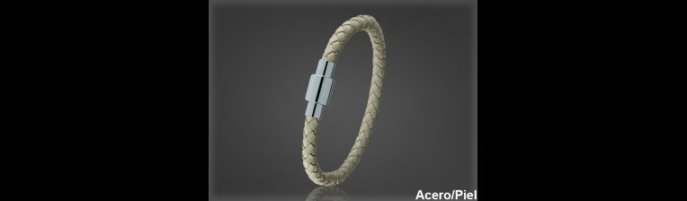 Pulsera Cuero al por Mayor Hombre ref 99106C. Mayoristas Pulsera Piel