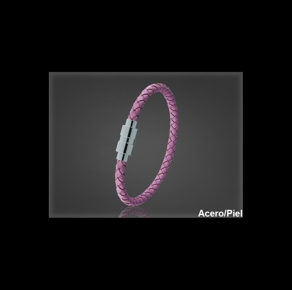 Pulsera Cuero al por Mayor Hombre ref 99112RS. Mayoristas Pulsera Piel