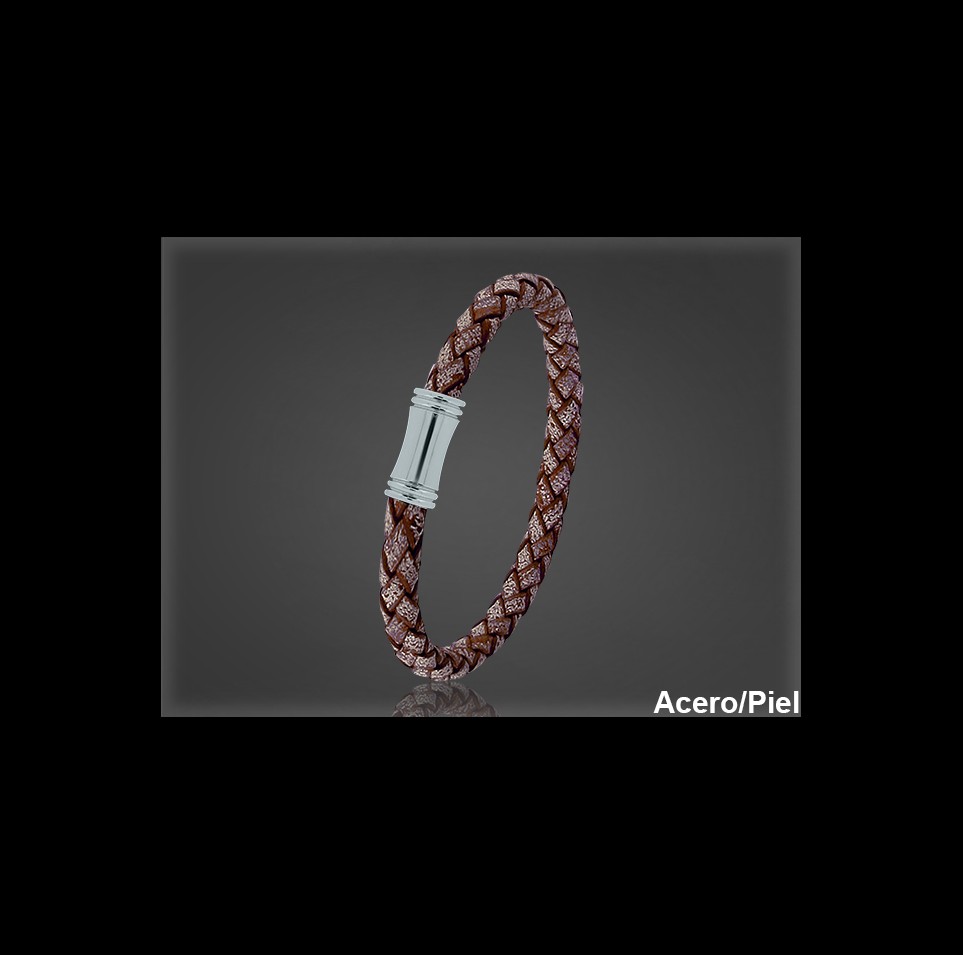 Pulsera Cuero al por Mayor Hombre ref 99129MD. Mayoristas Pulsera Piel