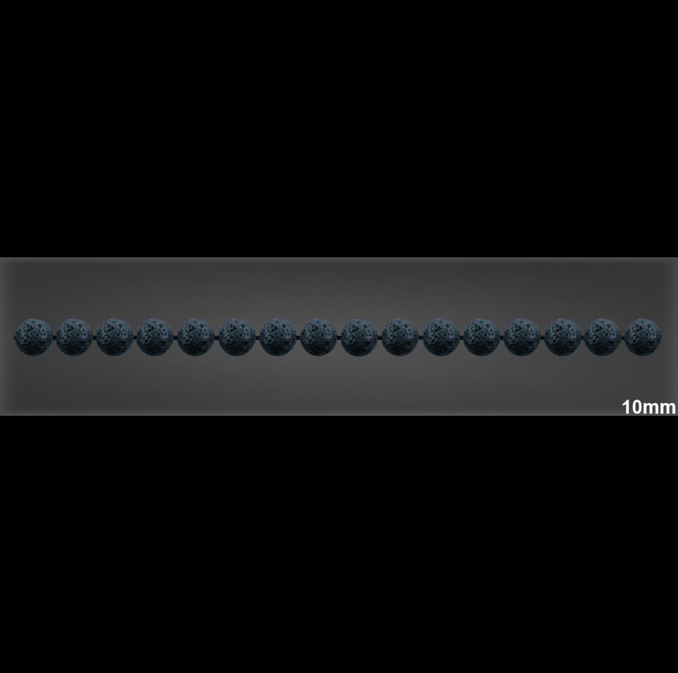 Hilo Lava bola 10 mm 40 piezas por hilo ref H104B Movegranada