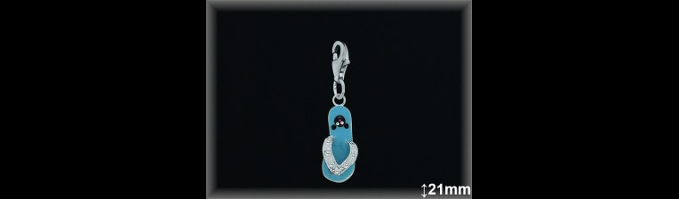 Colgante Pulsera Plata al por Mayor ref 34407C. Mayoristas Plata