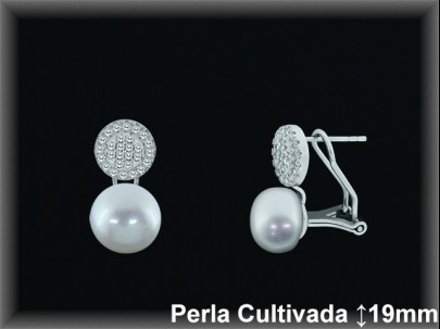 Pendientes Plata al por mayor ref R8601 Mayoristas Plata al por Mayor