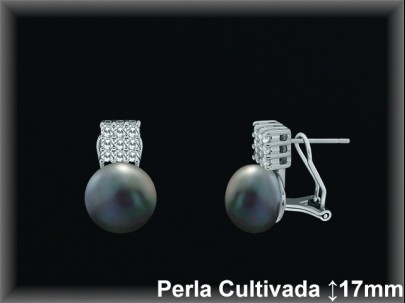 Pendientes Plata al por mayor ref R8603G Mayoristas Plata al por Mayor