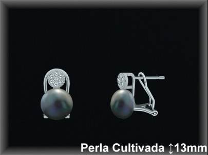 Pendientes Plata al por mayor ref R8642G Mayoristas Plata al por Mayor