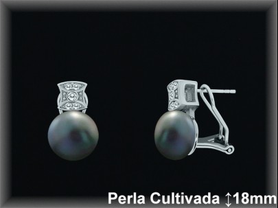 Pendientes Plata al por mayor ref R8604G Mayoristas Plata al por Mayor