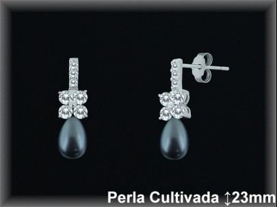 Pendientes Plata al por mayor ref R8511G Mayoristas Plata al por Mayor