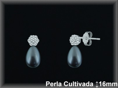 Pendientes Plata al por mayor ref R8515G Mayoristas Plata al por Mayor