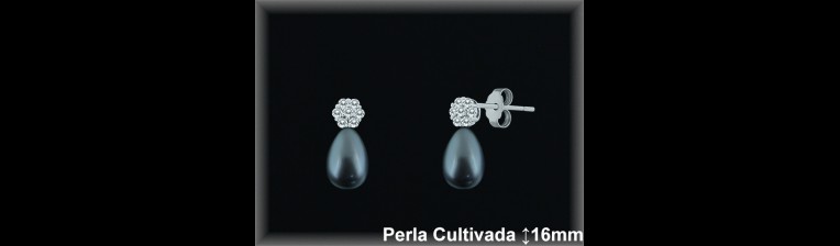 Pendientes Plata al por mayor ref R8515G Mayoristas Plata al por Mayor