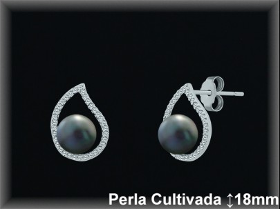 Pendientes Plata al por mayor ref R8504G Mayoristas Plata al por Mayor