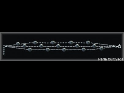 Pulseras Plata al por mayor ref 9R009G. Mayoristas Plata al por Mayor