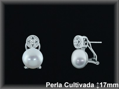 Pendientes Plata al por mayor ref R8572 Mayoristas Plata al por Mayor