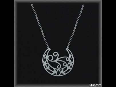 Colgantes Aros Argollas Canarias Plata al por Mayor ref 7145c