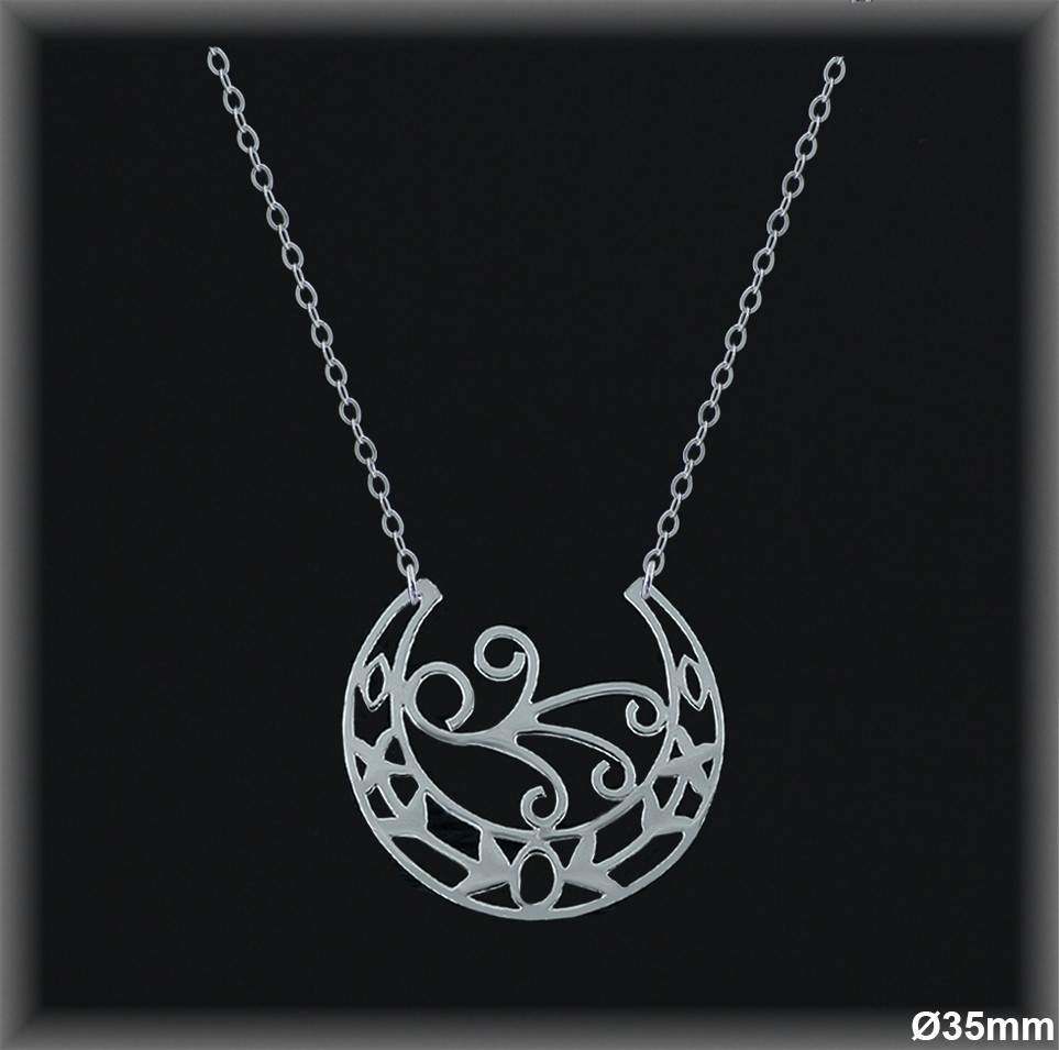 Colgantes Aros Argollas Canarias Plata al por Mayor ref 7145c