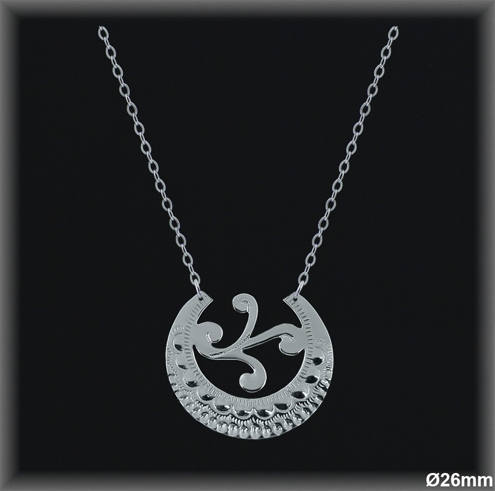 Colgantes Aros Argollas Canarias Plata al por Mayor ref 7147a