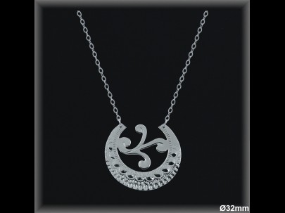 Colgantes Aros Argollas Canarias Plata al por Mayor ref 7147b