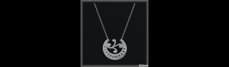 Colgantes Aros Argollas Canarias Plata al por Mayor ref 7147b