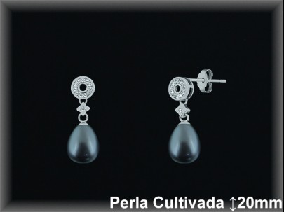 Pendientes Plata al por mayor ref R6668G Mayoristas Plata al por Mayor