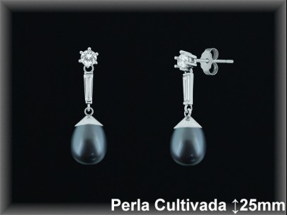 Pendientes Plata al por mayor ref R6663G Mayoristas Plata al por Mayor