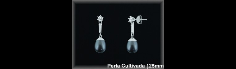 Pendientes Plata al por mayor ref R6663G Mayoristas Plata al por Mayor