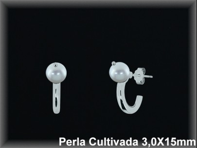 Pendientes Plata al por mayor ref R8667 Mayoristas Plata al por Mayor