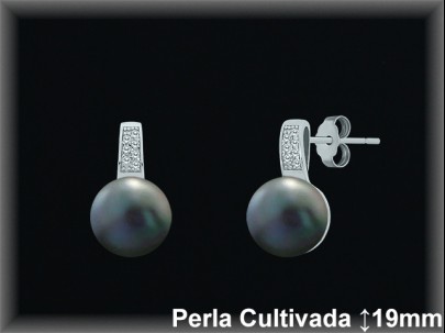 Pendientes Plata al por mayor ref R8666G Mayoristas Plata al por Mayor