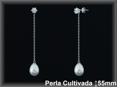 Pendientes Plata al por mayor ref R8650 Mayoristas Plata al por Mayor