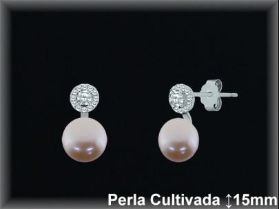 Pendientes Plata al por mayor ref R8569C Mayoristas Plata al por Mayor