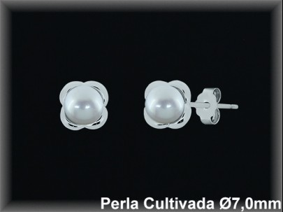 Pendientes Plata al por mayor ref MR020W Mayoristas Plata al por Mayor