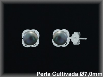 Pendientes Plata al por mayor ref MR020GW  Mayoristas Plata al por Mayor